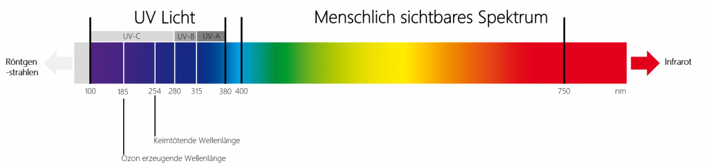 UV-Licht Spektrum