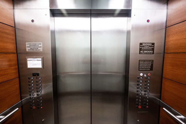 Aufzug von Innen