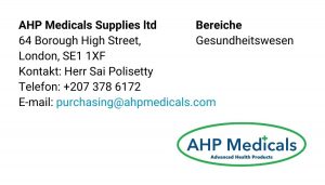 Kontakt Information AHP Medicals
