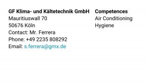 Contact Information GF Klima- und Kältetechnik GmbH