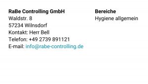 Kontakt Information RaBe Controlling GmbH