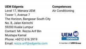 Contact Information UEM Edgenta
